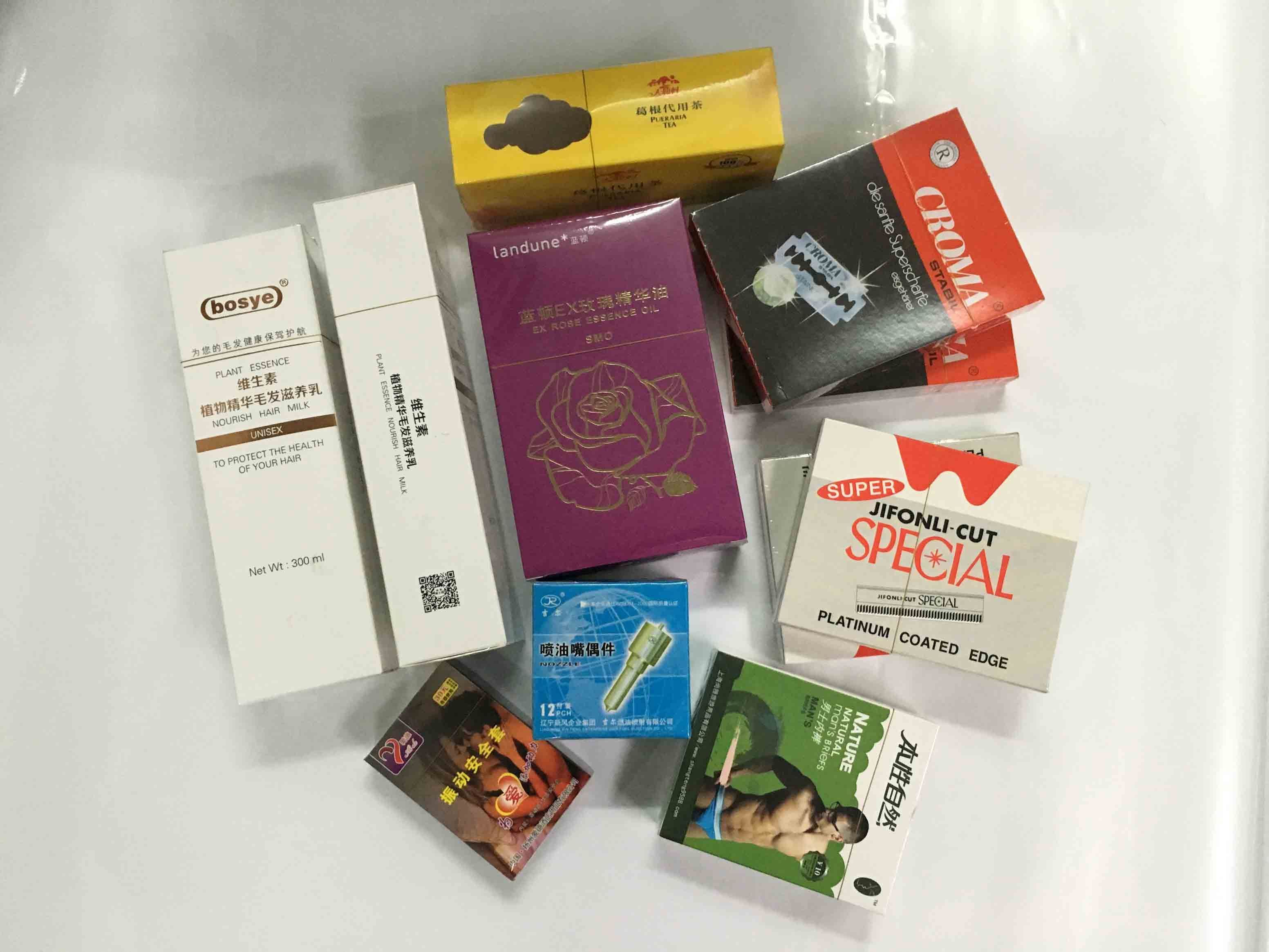 118型透明膜三維包裝機樣品
